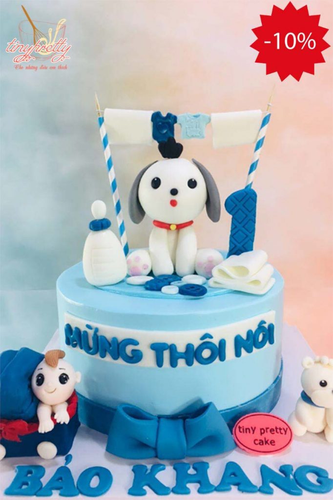 bánh sinh nhật 1 tháng tuổi