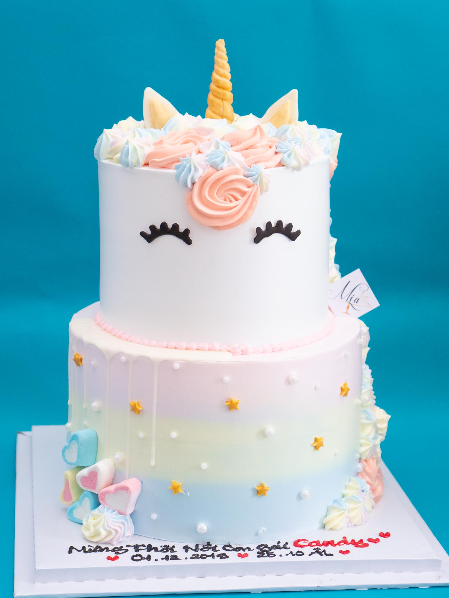 bánh sinh nhật unicorn