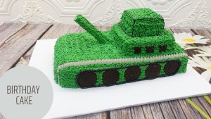 bánh sinh nhật xe tăng