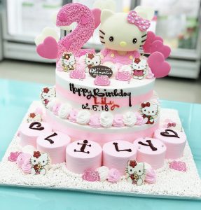 bánh kem sinh nhật 2 tầng