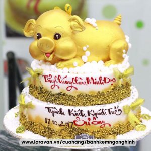 bánh kem sinh nhật 2 tầng đẹp