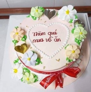 bánh kem sinh nhật ăn