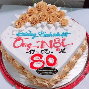 banh sinh nhat 80 tuoi