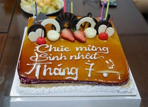 bánh sinh nhật tháng 7