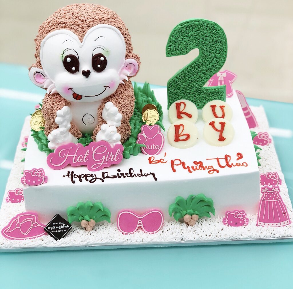 bánh kem sinh nhật 2 tuổi