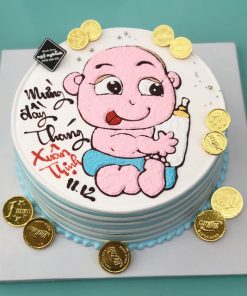 bánh kem sinh nhật em bé