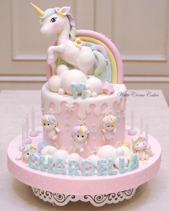 bánh kem sinh nhật kỳ lân