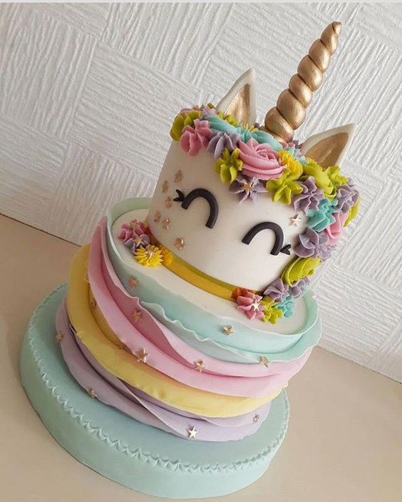 bánh kem sinh nhật kỳ lân