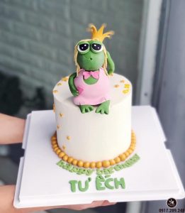 Bánh Kem hình con ếch đẹp