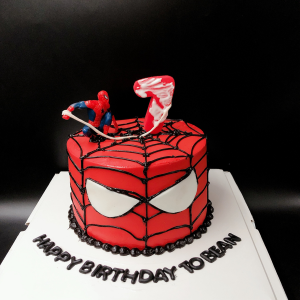 bánh kem sinh nhật người nhện