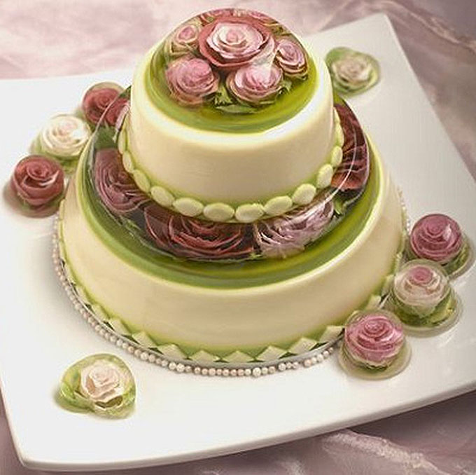 làm bánh kem sinh nhật rau câu