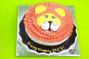 Bánh sinh nhật hình con sư tử