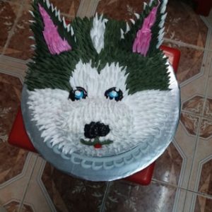 Bánh sinh nhật hình con sói